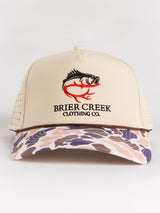Tan Camo Brier Creek Fish Hat