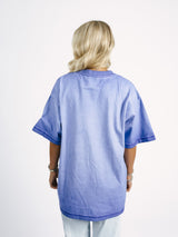 Georgia Southern Women's | "Eagle Head" Blue Acid Wash Tee