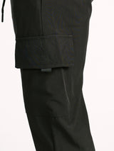 Black Nylon AG Joggers