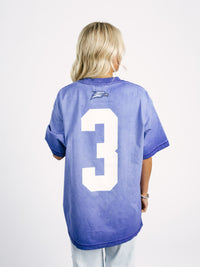 Georgia Southern Women's | "3" Navy Acid Wash Tee