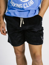 Black Corduroy Shorts