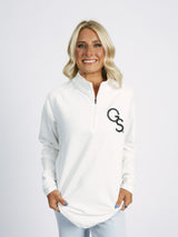 Georgia Southern Women's | "GS" White 1/4 Zip
