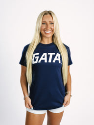 Georgia Southern Women's | "GATA" Navy T-Shirt