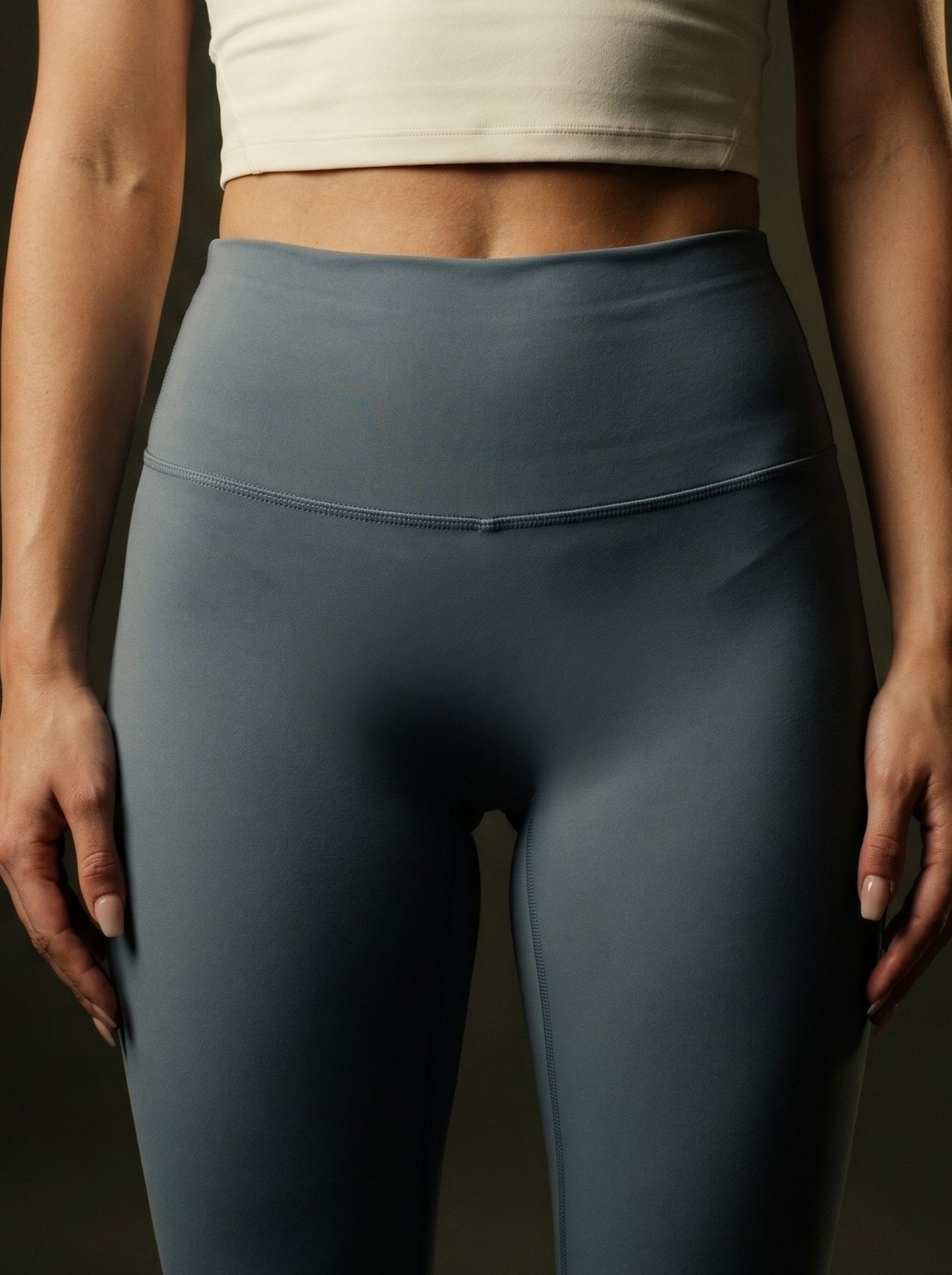 AG High-Rise 28" Active Leggings | Steel Gray