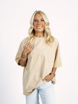 Georgia Southern Women's | "Gold Embroidered GATA" Acid Wash T-Shirt - Arena GraffitiArena Graffiti