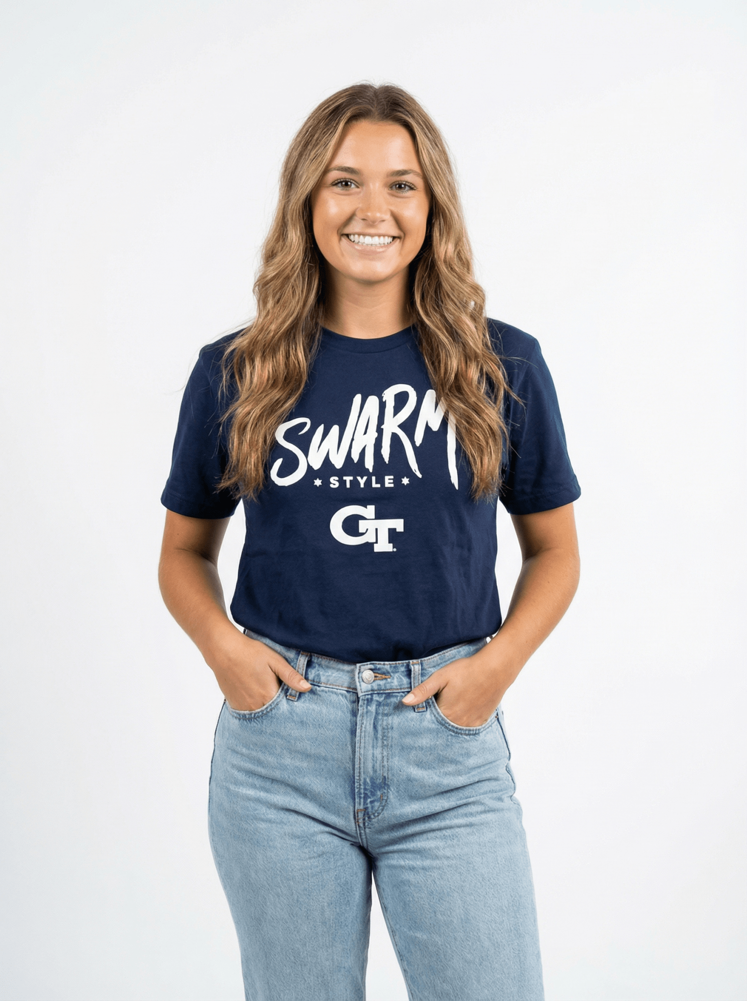 GT Yellow Jackets Women’s | “Swarm Tech” Tee - Arena GraffitiArena Graffiti