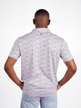 UGA Bulldogs men's “Splatter Mark” polo by Arena Graffiti featuring a vibrant splatter design on a casual shirt