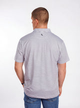 Men's UGA Bulldogs Stripe Dawg Polo by Arena Graffiti, featuring a classic collared design with team colors and logo details.
