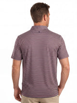 UGA Bulldogs men's "Helmet Stripe" polo shirt by Arena Graffiti, featuring a striped collar and team logo on the chest.