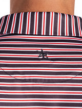 UGA Bulldogs men's Helmet Stripe Polo by Arena Graffiti, featuring a classic collar and team-inspired stripe design.
