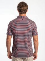 UGA Bulldogs men's Tri Stripe Mark polo shirt by Arena Graffiti, featuring the signature tri-stripe design and team logo.