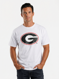 UGA Bulldogs Men’s | “White Mark Heavyweight” Tee