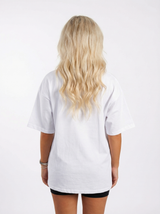 UGA Bulldogs women’s "Standing Dawg Heavyweight" tee by Arena Graffiti, featuring a front view of the athletic women’s T-shirt.
