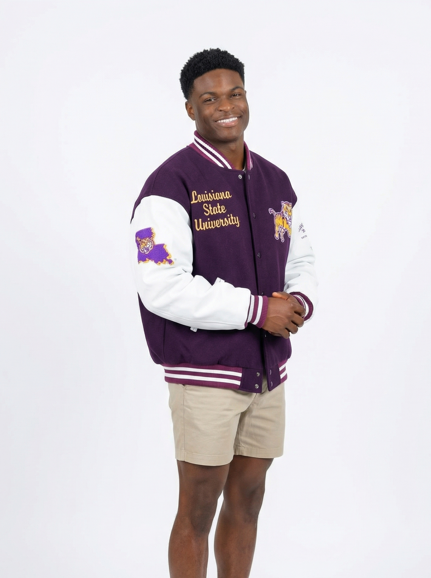 LSU Tigers Men's | "Varsity Retro Mike" Letterman Jacket