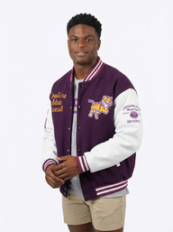 LSU Tigers Men's | "Varsity Retro Mike" Letterman Jacket