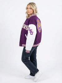 LSU Tigers Women's | "Varsity Mike" Letterman Jacket