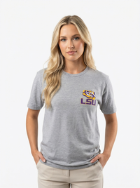 LSU Tigers Women's | "Saturday Night In Baton Rouge" Grey T-Shirt