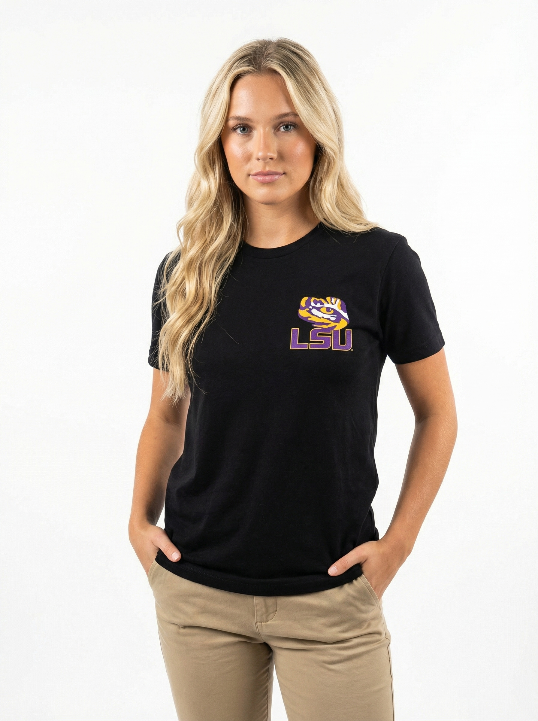 LSU Tigers Women's | "Saturday Night In Baton Rouge" Black T-Shirt