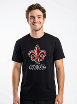 Louisiana Lafayette Men's | "Fleur-de-lis University of Louisiana" T-Shirt