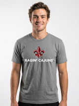 Louisiana Lafayette Men's | "Fleur-de-lis Ragin Cajuns" T-Shirt