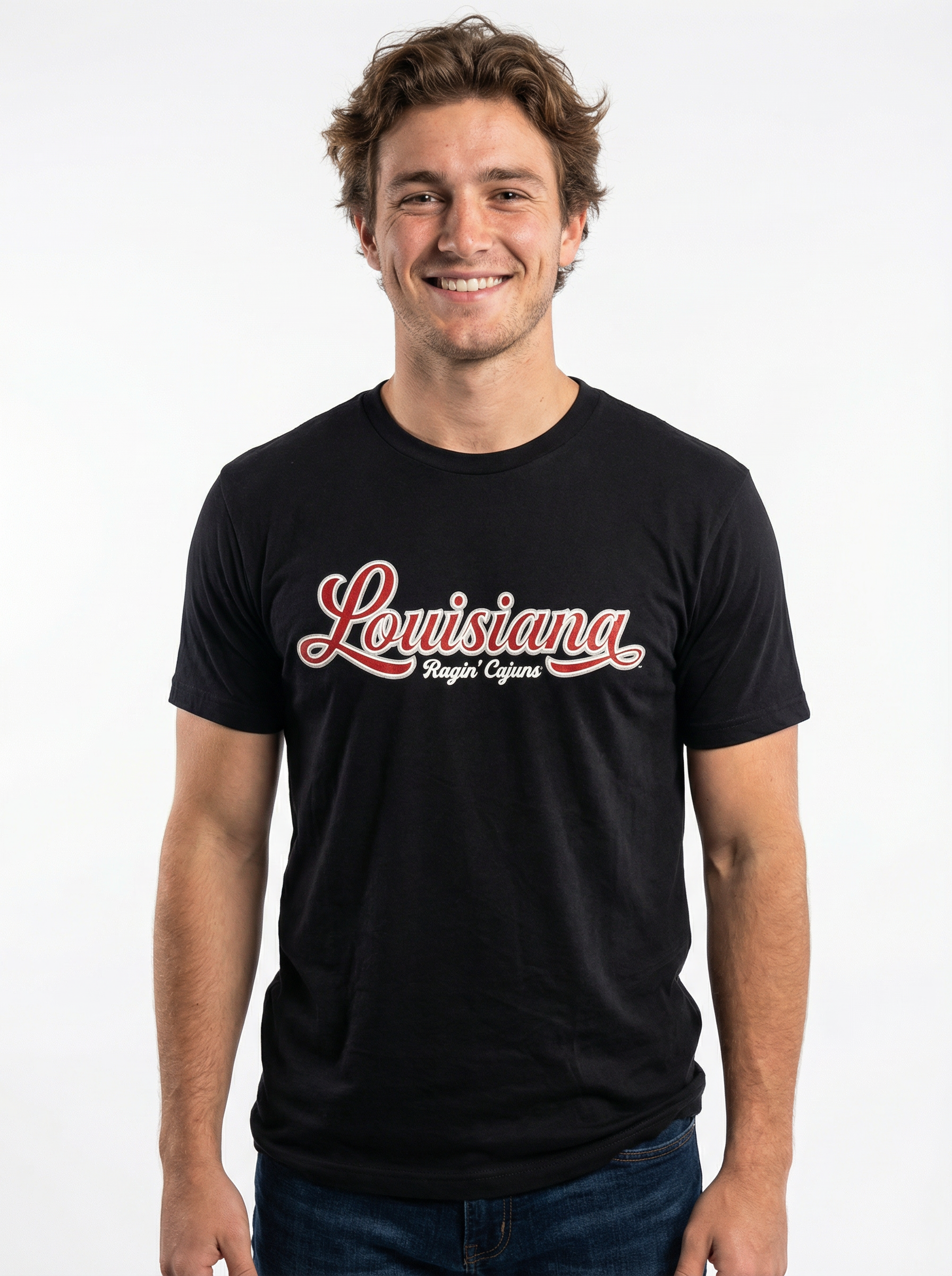 Louisiana Lafayette Men's | "Louisiana Ragin Cajuns" T-Shirt