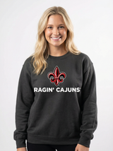 Louisiana Lafayette Women's | "Fleur-De-Lis Ragin Cajuns" Crew Neck