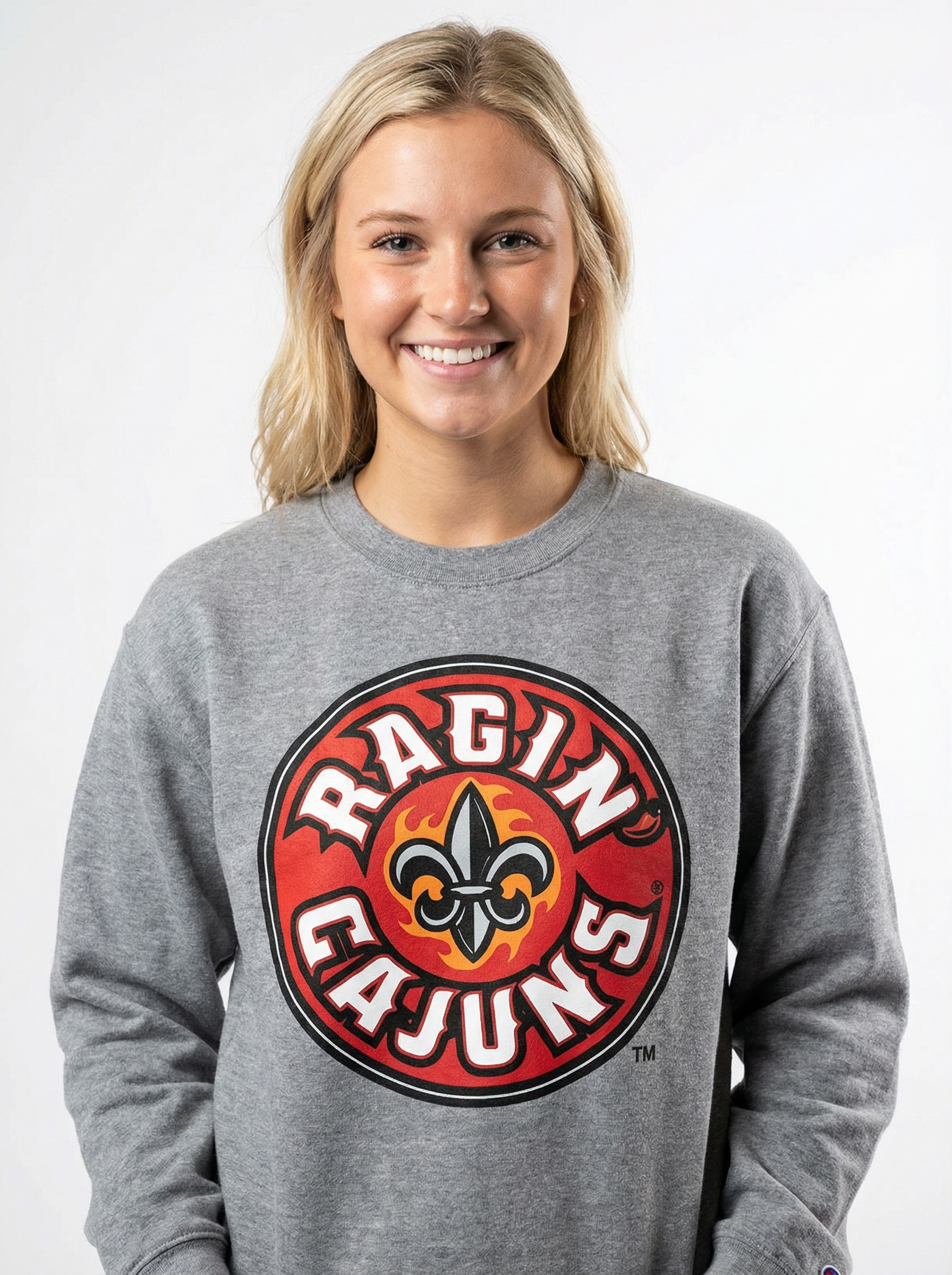 Louisiana Lafayette Women's | "Circle Ragin Cajuns" Crew Neck