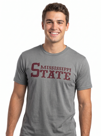 MSU Bulldogs Men's | "Mississippi State Block" Tee