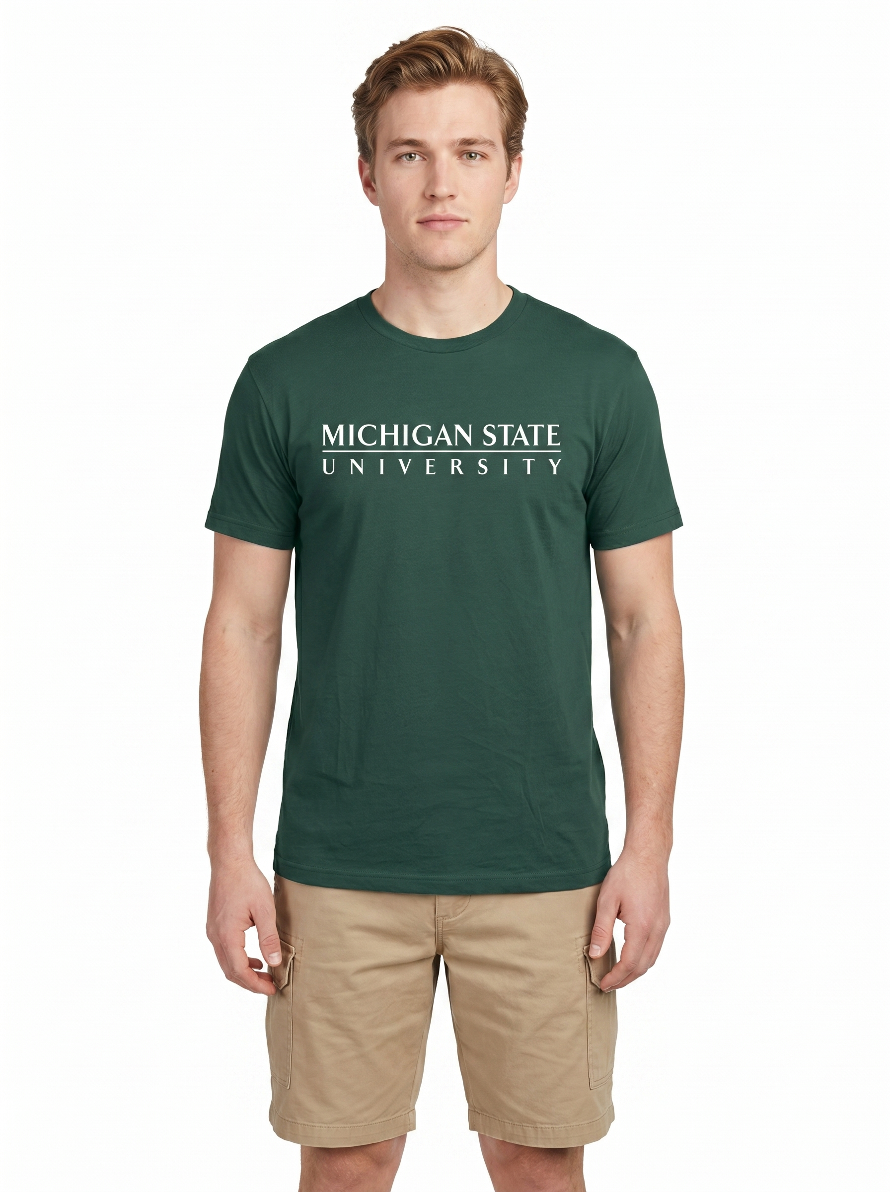 Michigan State Spartans Men's | "Michigan State University" Tee