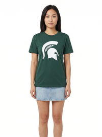 Michigan State Spartans Women's | "Spartan Helmet" Tee