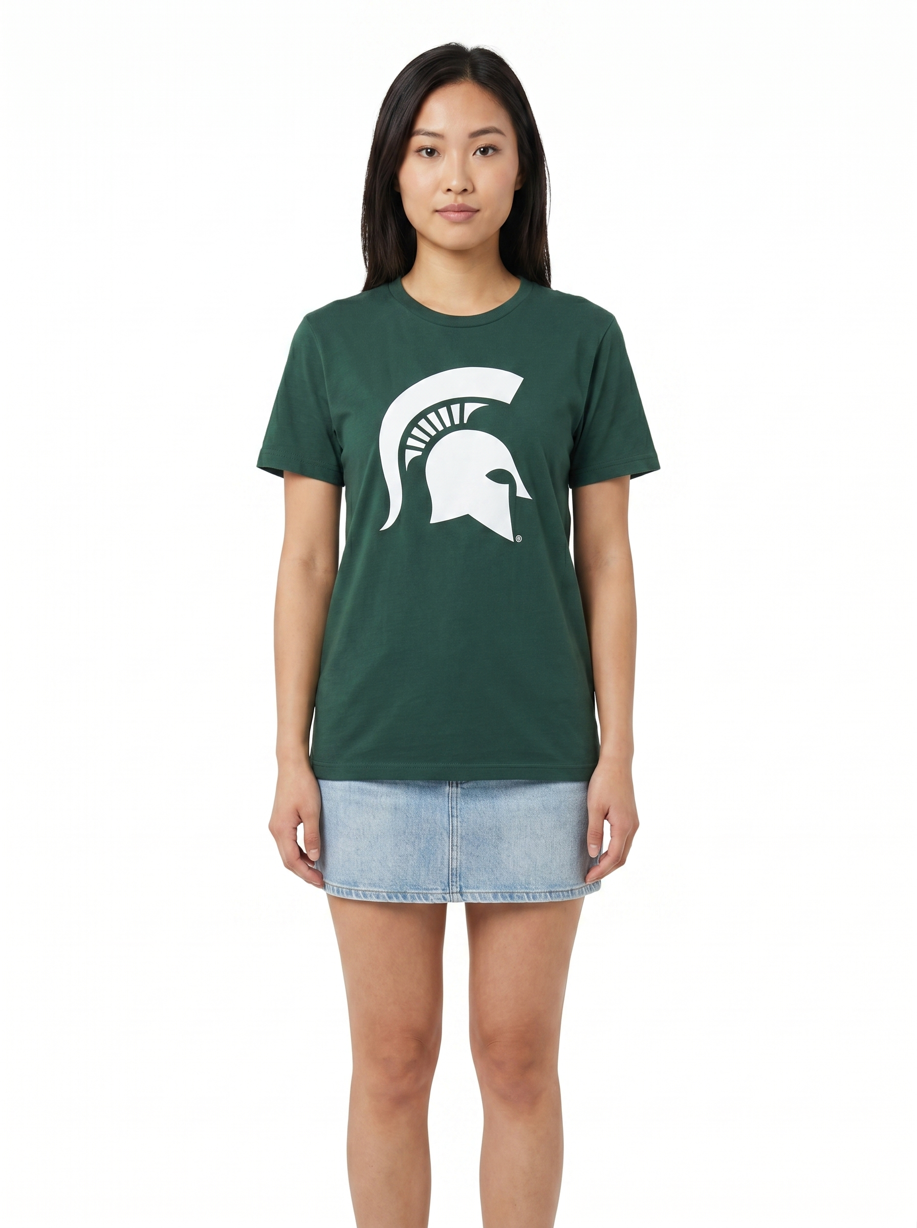 Michigan State Spartans Women's | "Spartan Helmet" Tee