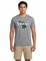 Michigan State Spartans Men's | "State Outline" Tee