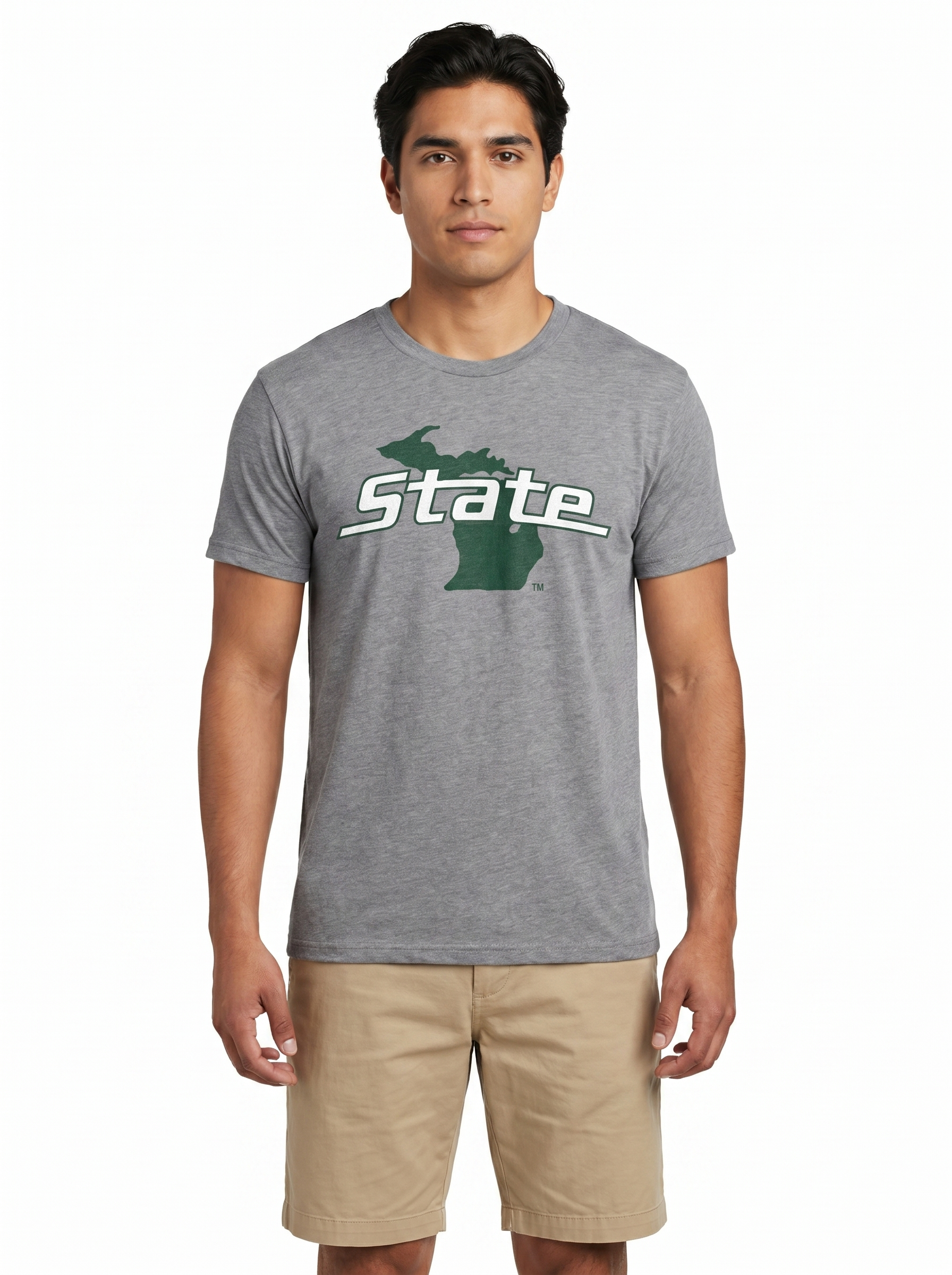 Michigan State Spartans Men's | "State Outline" Tee