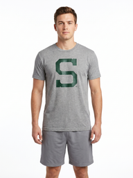 Michigan State Spartans Men's | "Block S" Tee