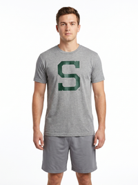 Michigan State Spartans Men's | "Block S" Tee