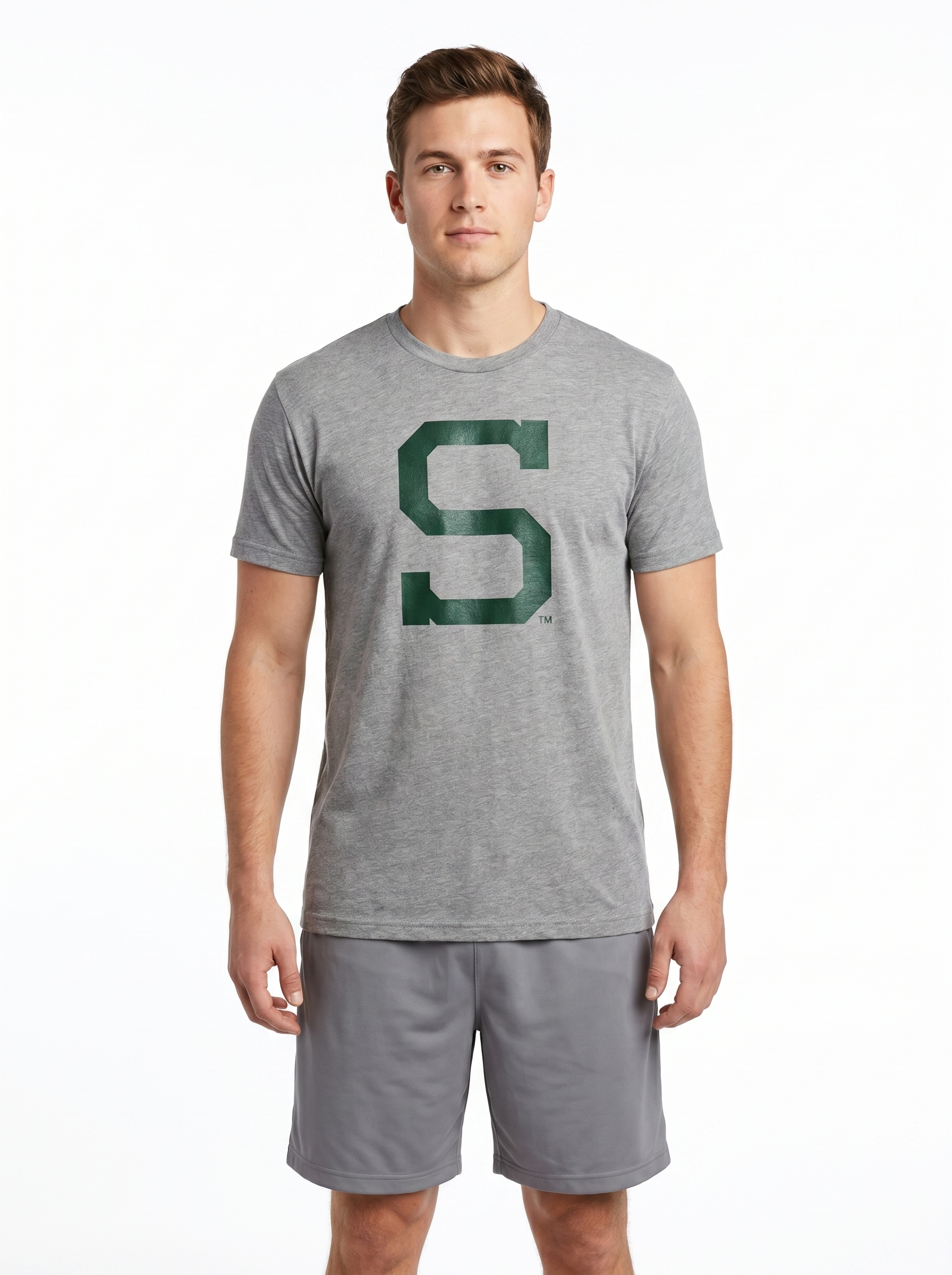 Michigan State Spartans Men's | "Block S" Tee