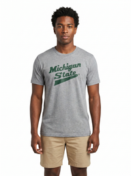 Michigan State Spartans Men's | "Michigan State Script" Tee