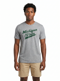 Michigan State Spartans Men's | "Michigan State Script" Tee