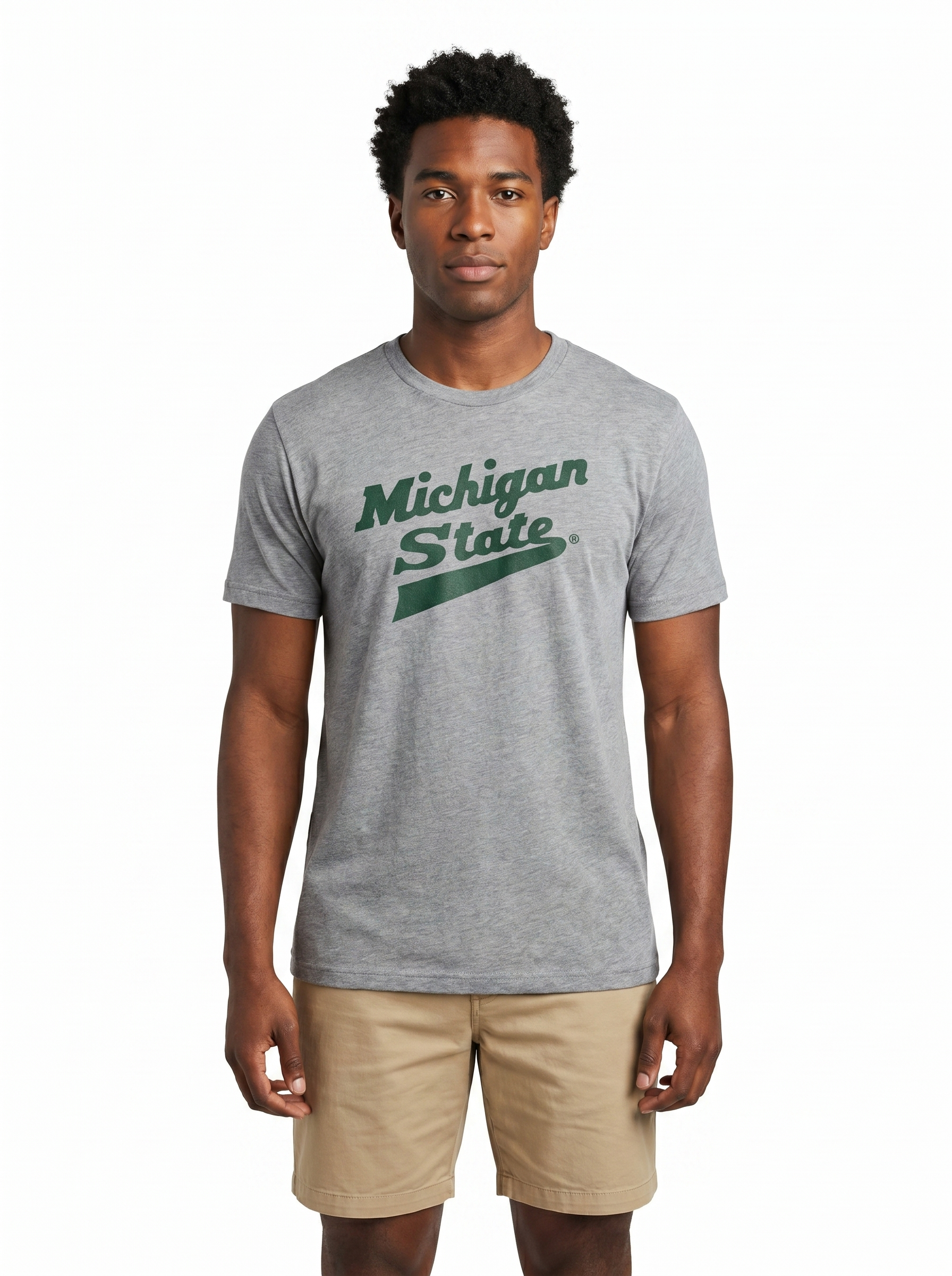 Michigan State Spartans Men's | "Michigan State Script" Tee