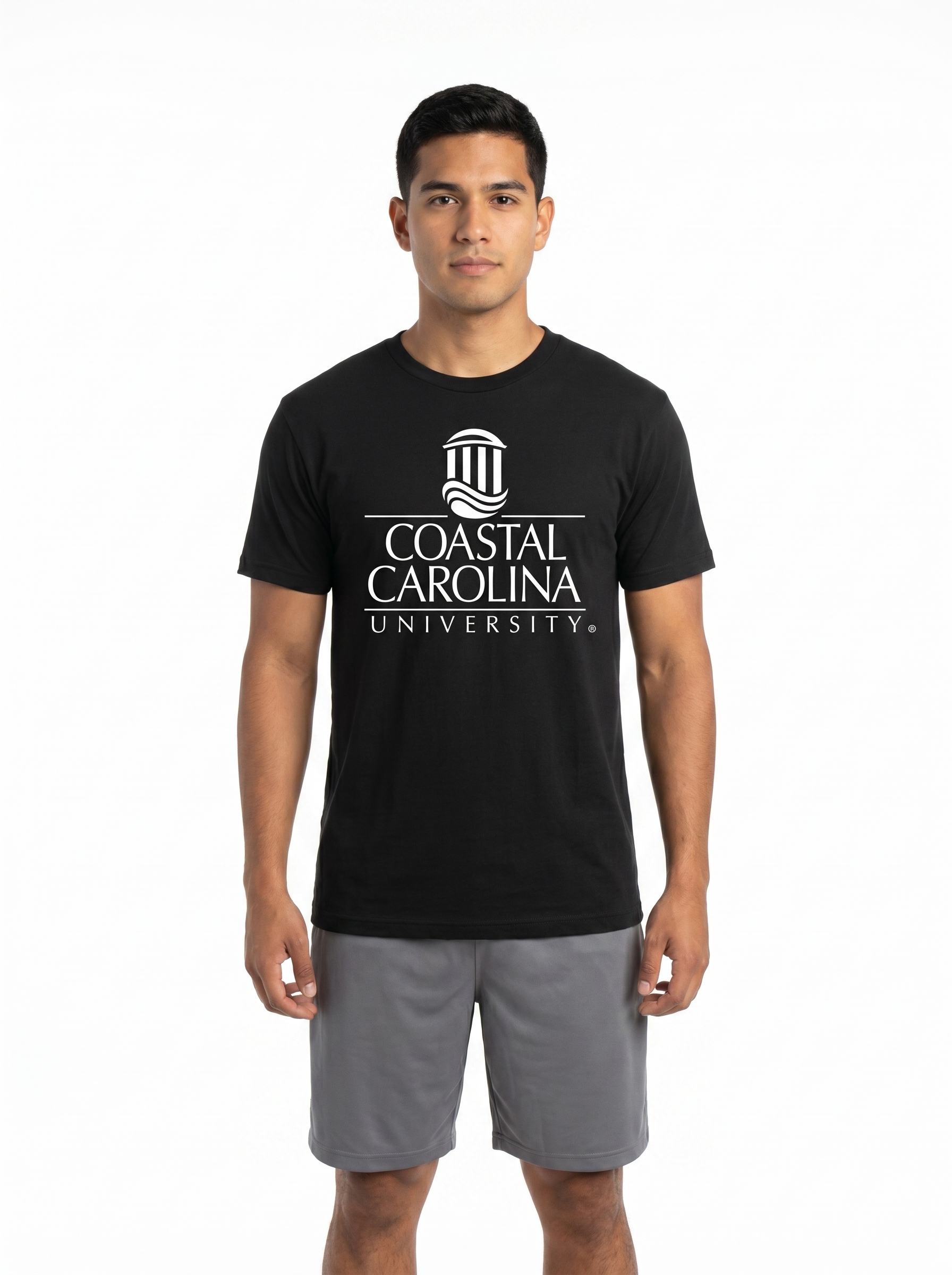 Coastal Carolina Chanticleers Men's | "Column Logo" Tee
