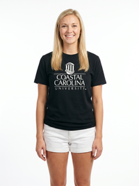 Coastal Carolina Chanticleers Women's | "Column Logo" Tee