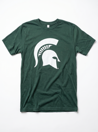 Michigan State Spartans Men's | "Spartan Helmet" Tee
