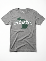 Michigan State Spartans Men's | "State Outline" Tee