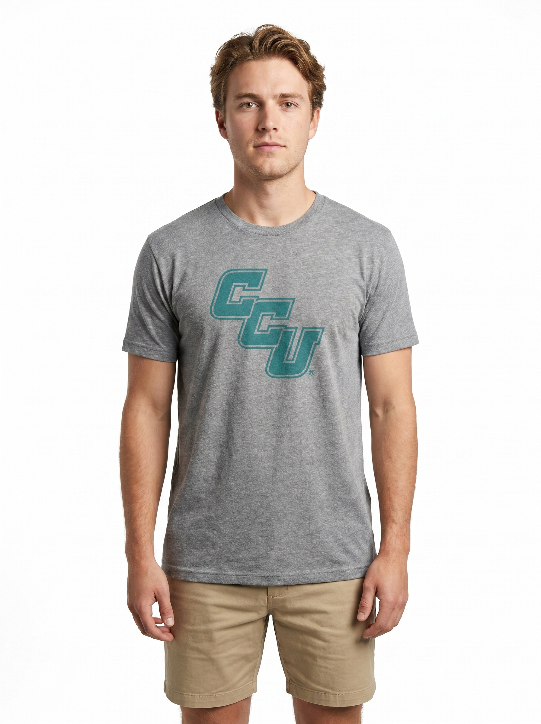 Coastal Carolina Chanticleers Men's | "CCU Stacked" Tee