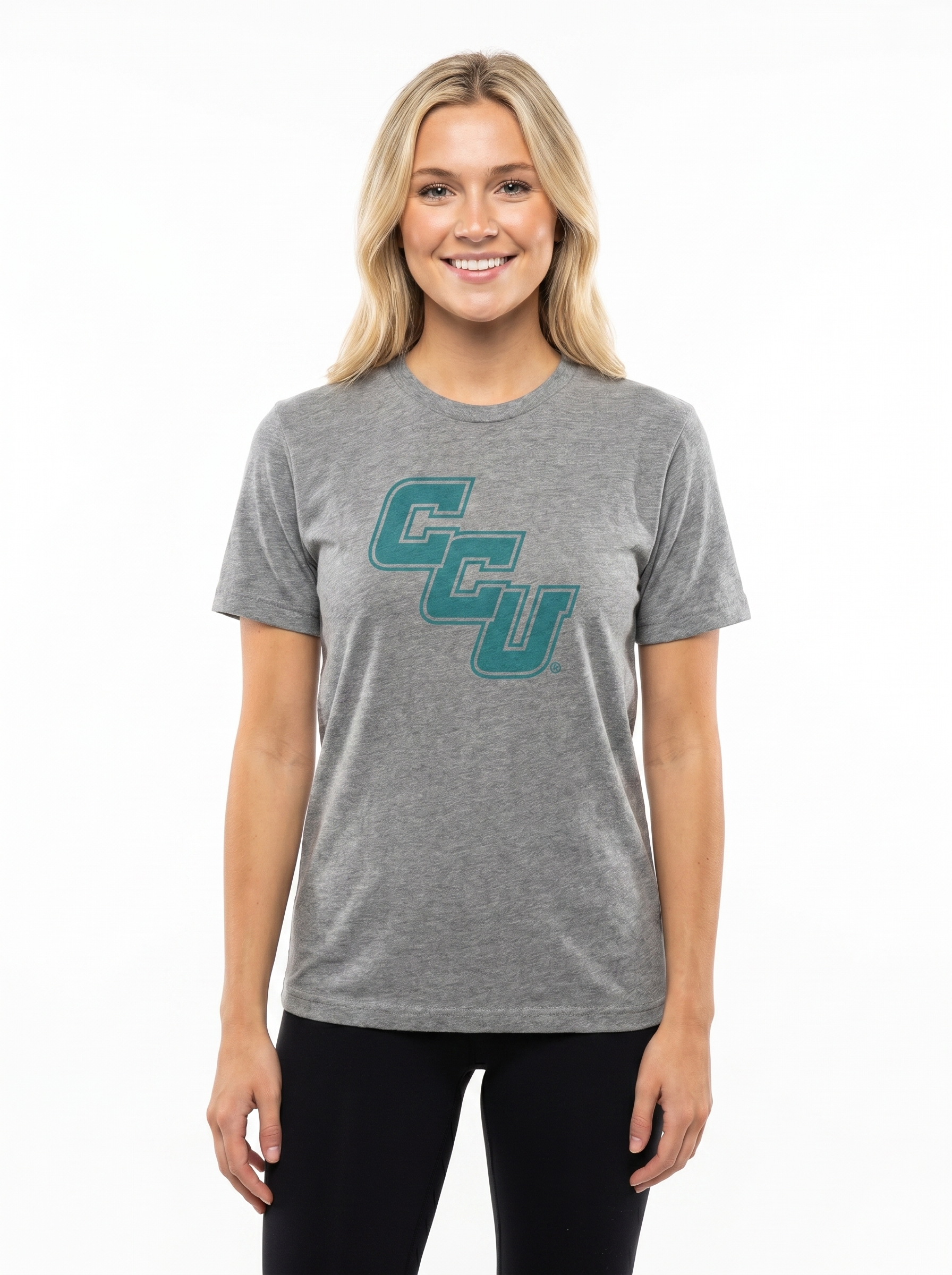 Coastal Carolina Chanticleers Women's | "CCU Stacked" Tee