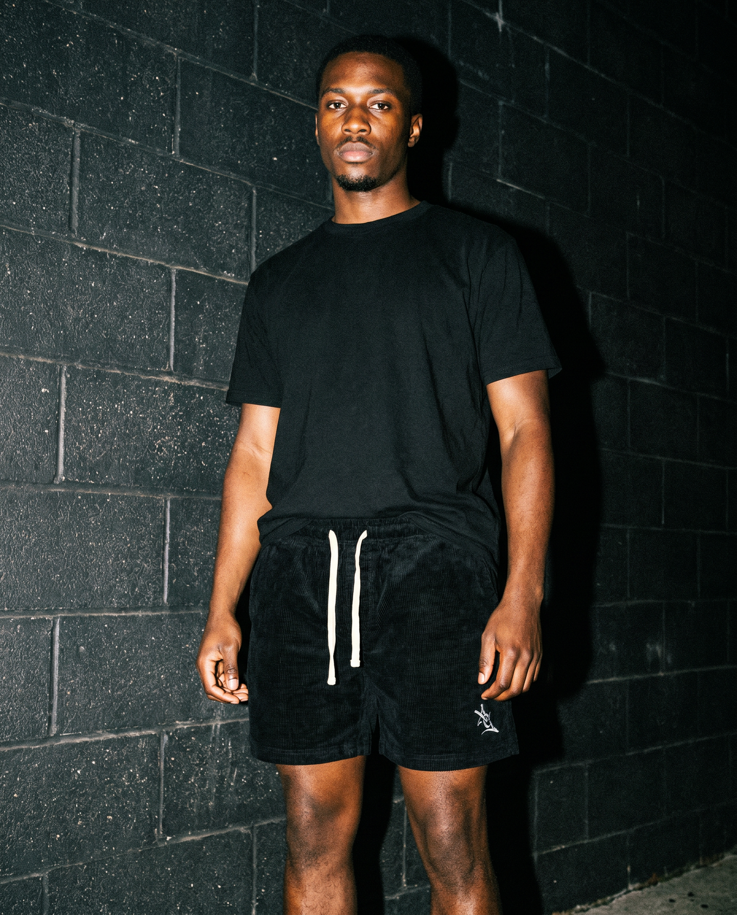 The Boardwalk | Corduroy Short (Black) — Men's