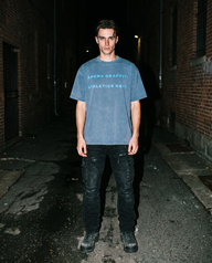 The Athletic Dept | Blue Boxy Tee — Men's