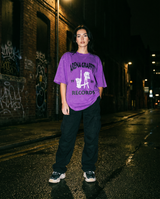 The Vinyl | Records Tee (Purple) — Women's
