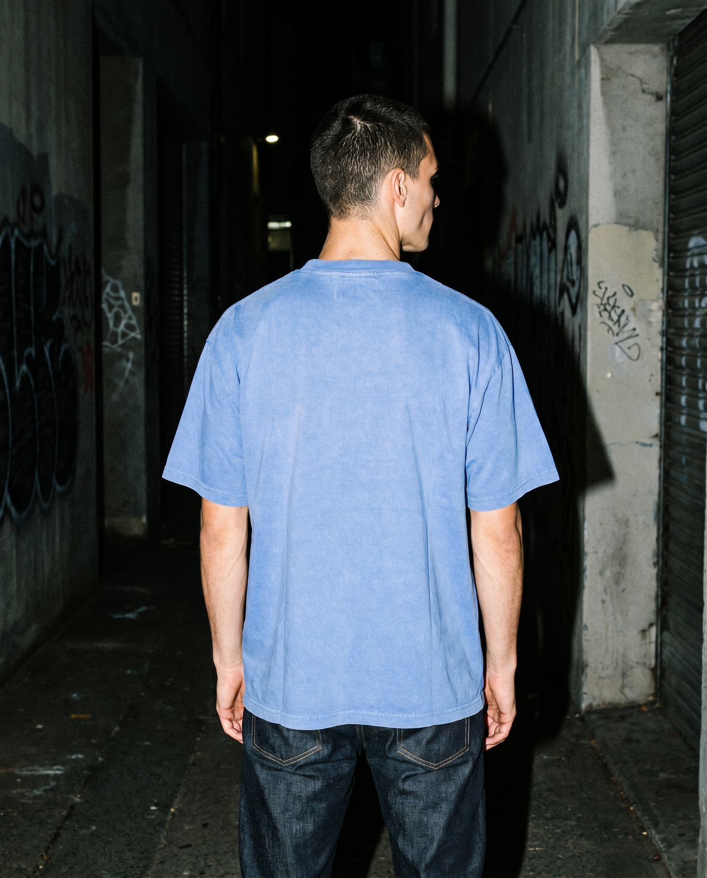 The Contender | Blue Boxing Tee — Men's