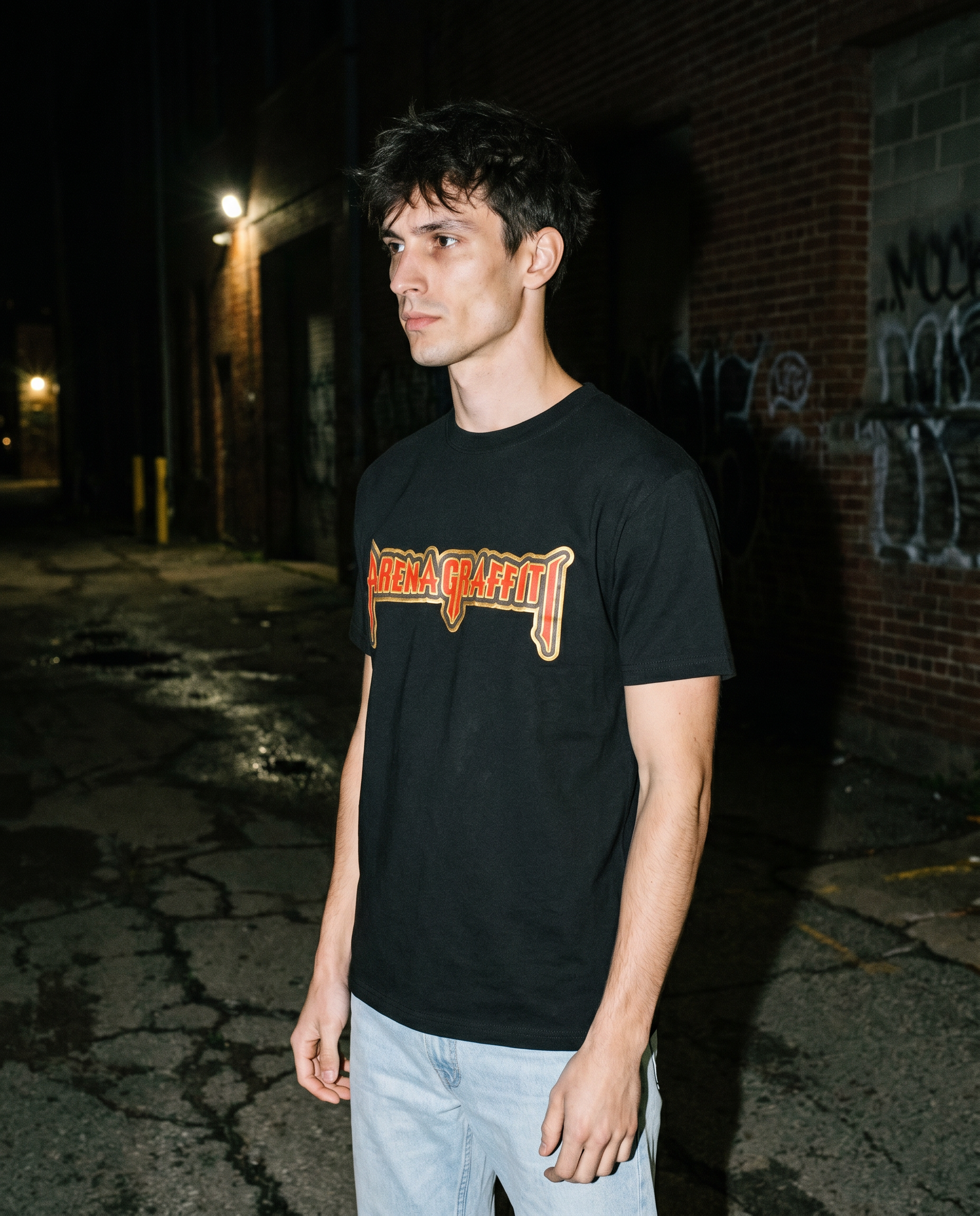 The Chrome | Metallic Boxy Tee — Men's